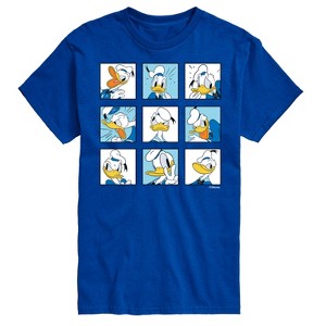 Men's - Disney - Donald Grid Short Sleeve Graphic T-Shirt - 1 of 4