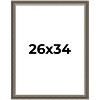 PosterPalooza | Weathered Black Picture Frame - UV Acrylic, Foam Board Backing, Hanging Hardware - 2 of 4