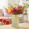 Essential Decor & Beyond Cylinder Glass Silver Metallic Decorative Vase - 3 of 3