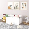 ORRD Kids Toy Storage Organizer with Rolling Drawer, Wooden Toy Chest with Wheels and Large Pull-Out Bin for Nursery, Bedroom or Playroom - 2 of 4