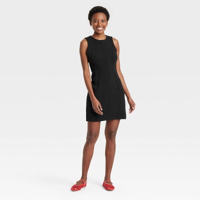 Women's Mini Sheath Dress - A New Day™ Black