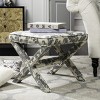 Palmer Ottoman With Silver Nailhead - MCR4589 - Safavieh - 2 of 4