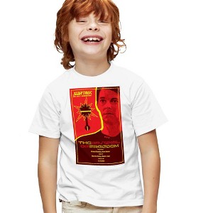 Boys' Star Trek Tng Season 1 Episode 21 T-Shirt White Medium - 1 of 4