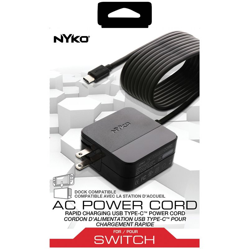 Nyko® AC Power Cord for Nintendo Switch™, 2 of 4
