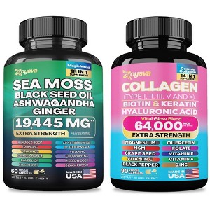 Zoyava Sea Moss 16-in-1 and Collagen 14-in-1 Bundle - 1 of 4