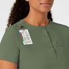 Wink RENEW Women's Mandarin Collar Tuck-In Scrub Top, 4X. - 3 of 4