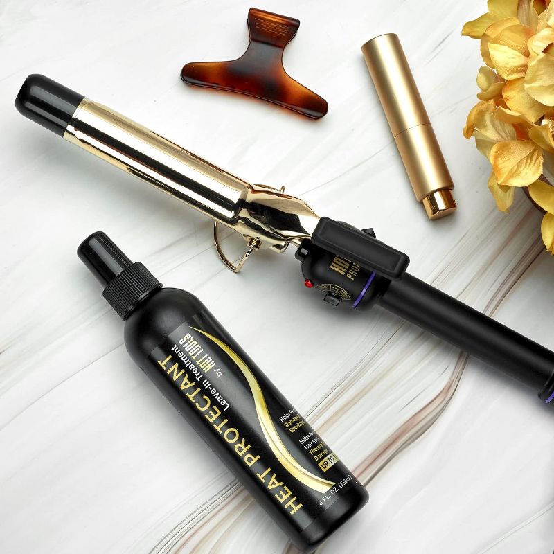 Hot Tools Pro Artist 24K Gold Curling Iron | Long Lasting, Defined Curls (1 in) Model 1181, 5 of 8