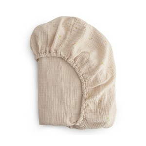Mushie Extra Soft Muslin Crib Sheet - 1 of 4