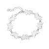 Silver Alloy Butterfly - Shaped Modern Unisex Bracelet - 3 of 4