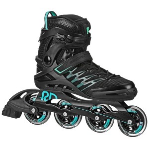 Roller Derby Aerio Q-84 Women's Inline Skates - Black/Mint/Teal - 1 of 4