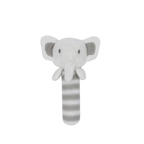 GOTS Certified Organic Cotton Baby Rattle Set - Baby Elephants – Love All  Ways