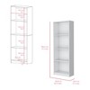 NicBex Bookcases for Living Room Modern 71.1" H 4 Tier Free Standing Storage Bookshelves with Durable Structure for Office Home - 4 of 4