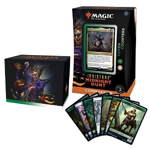 Magic The Gathering Magic: The Gathering Innistrad: Midnight Hunt Commander Deck – Coven Counters (Green-White) - 1 of 4