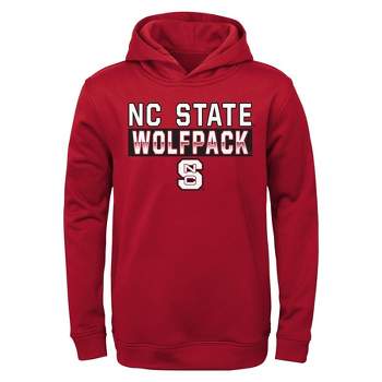 NCAA NC State Wolfpack Toddler Boys' Poly Hooded Sweatshirt