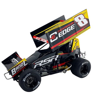 Winged Sprint Car #8 Cory Eliason "Commercial Edge" RSR "High Limit Sprint Car Series" (2024) 1/18 Diecast Model Car by ACME