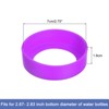 Unique Bargains Silicone Protective Water Bottle Bottom Boot for 70mm 4 Pcs - 2 of 4