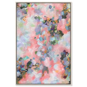 Art Remedy Playful Pigments Boho elegant abstract wall art Framed - 1 of 4