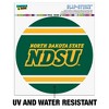 North Dakota State NDSU Stripes Automotive Car Window Locker Circle Bumper Sticker - 2 of 4