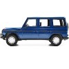1980 Mercedes-Benz G-Model (LWB) Dark Blue with Black Stripes Limited Edition to 402 pieces 1/18 Diecast Model Car by Minichamps - 2 of 4