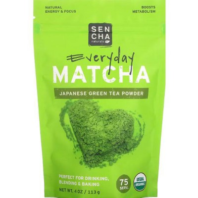 Sencha Naturals, Everyday Matcha, Japanese Green Tea Powder, 4 oz (113 g)