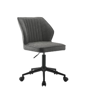 Acme Furniture 22" Pakuna PU Office Chair: Swivel, Adjustable, Mute Casters - 1 of 4