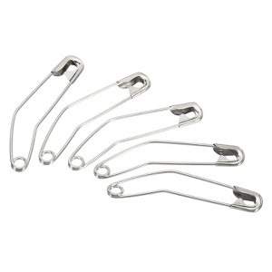 Unique Bargains Metal DIY Blankets Crafts Brooch Making Home Sewing Curved Safety Pins - 1 of 4