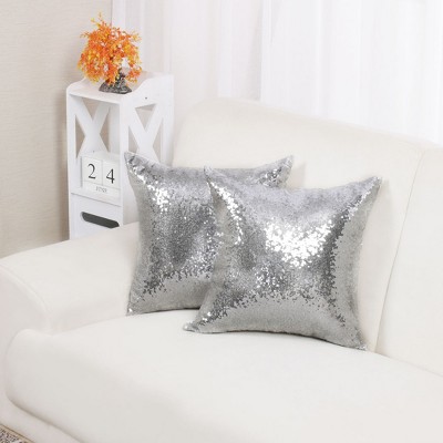 Silver 2025 sequin throw