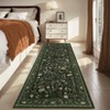 Washable Rugs for Living Room Non Slip Botanical Floral Bedroom Carpet Non-Shedding Low Pile Floor Cover Ultra-Soft Indoor Carpet for Kitchen - 4 of 4