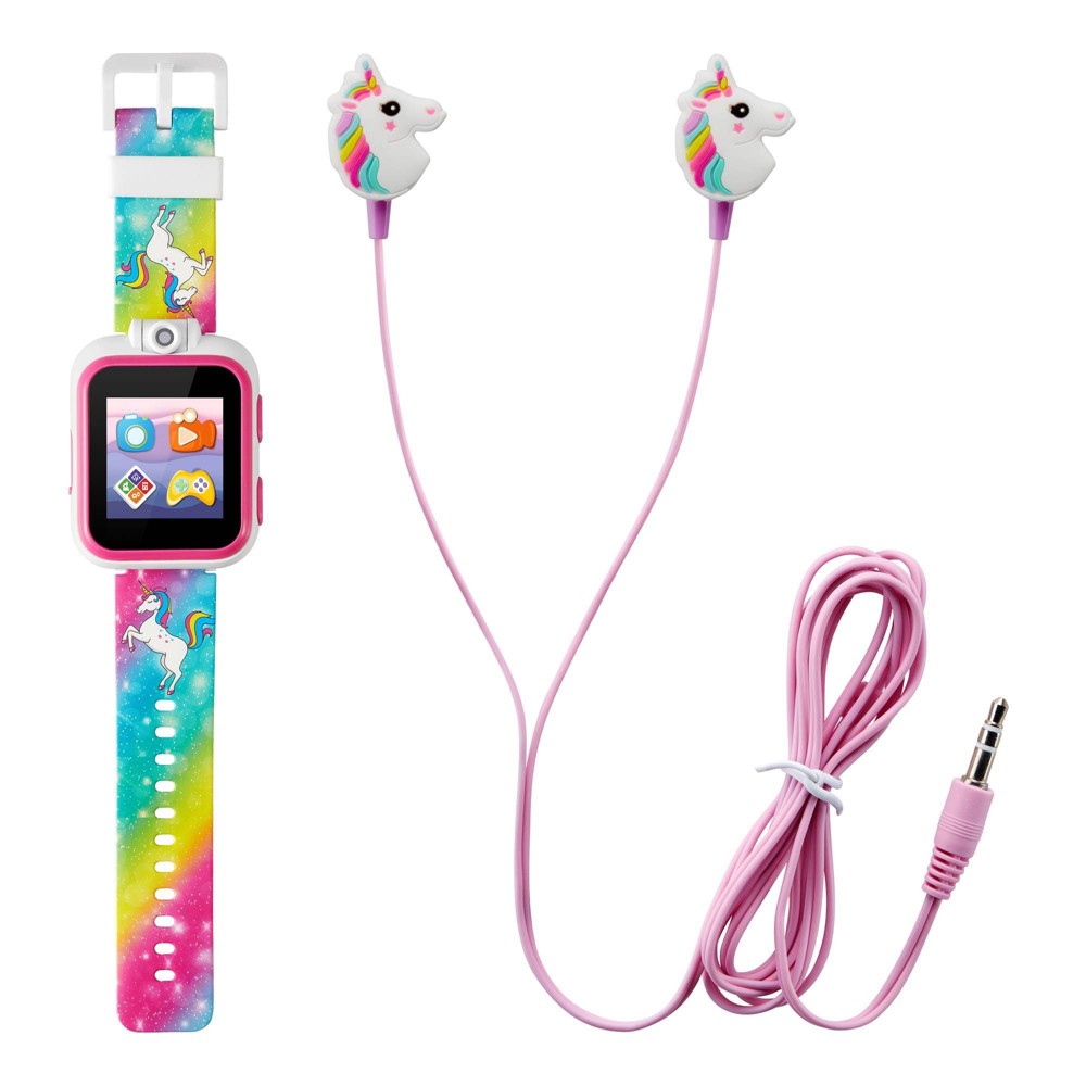 Photos - Smartwatches Playzoom Kids Smartwatch & Earbuds Set: Rainbow Unicorn