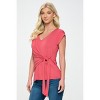 WEST K Women's Naomi Knit Wrap Top - 2 of 4