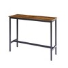 NicBex Dining Table Set for 2 Kitchen Table Bar Table Set with Bottle Storage Rack for Dining Room - 4 of 4