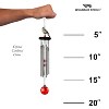 Woodstock Windchimes Crystal Cardinal Chime, Wind Chimes For Outside, Wind Chimes For Garden, Patio, and Outdoor Decor, 18"L - 3 of 4