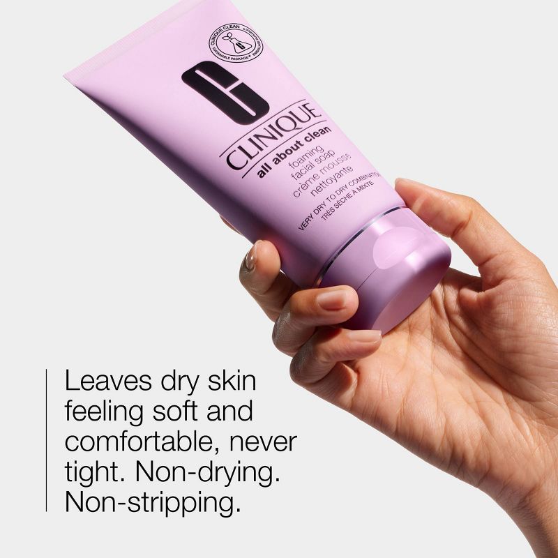 Clinique All About Clean Foaming Facial Soap - 5 fl oz - Ulta Beauty, 3 of 7
