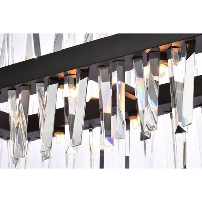 Serephina 16-Light Black Crystal Chandelier with Royal Cut Prisms