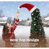 Bella Depot 7 ft Prelit Bent Top Christmas Tree, Whimsical Xmas Tree Slim High Mountain Fir - 2 of 4