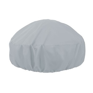Unique Bargains Dustproof Fire pit stove Dust Cover 48.03"x48.03"x18.11" Gray 1 Pc - 1 of 4
