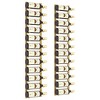 vidaXL Wall-Mounted Iron Wine Rack in Gold Finish - Can Hold 12 Bottles - 3 of 4