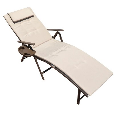 71.66"Outdoor Lightweight Folding Chaise Lounge Chair For Patio Lawn Beach Pool Side Sunbathing