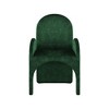 Meridian Furniture,Summer Velvet Dining Arm Chair, Set of 2 - 3 of 4