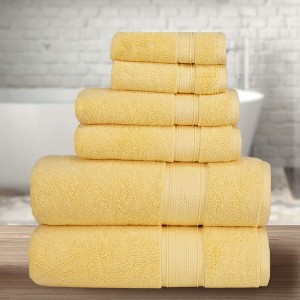 BAGOKIE 6 Pieces Towel Set for Bathroom - 1 of 4