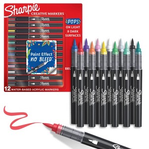 Sharpie 12ct Creative Marker Brush Tip - 1 of 4