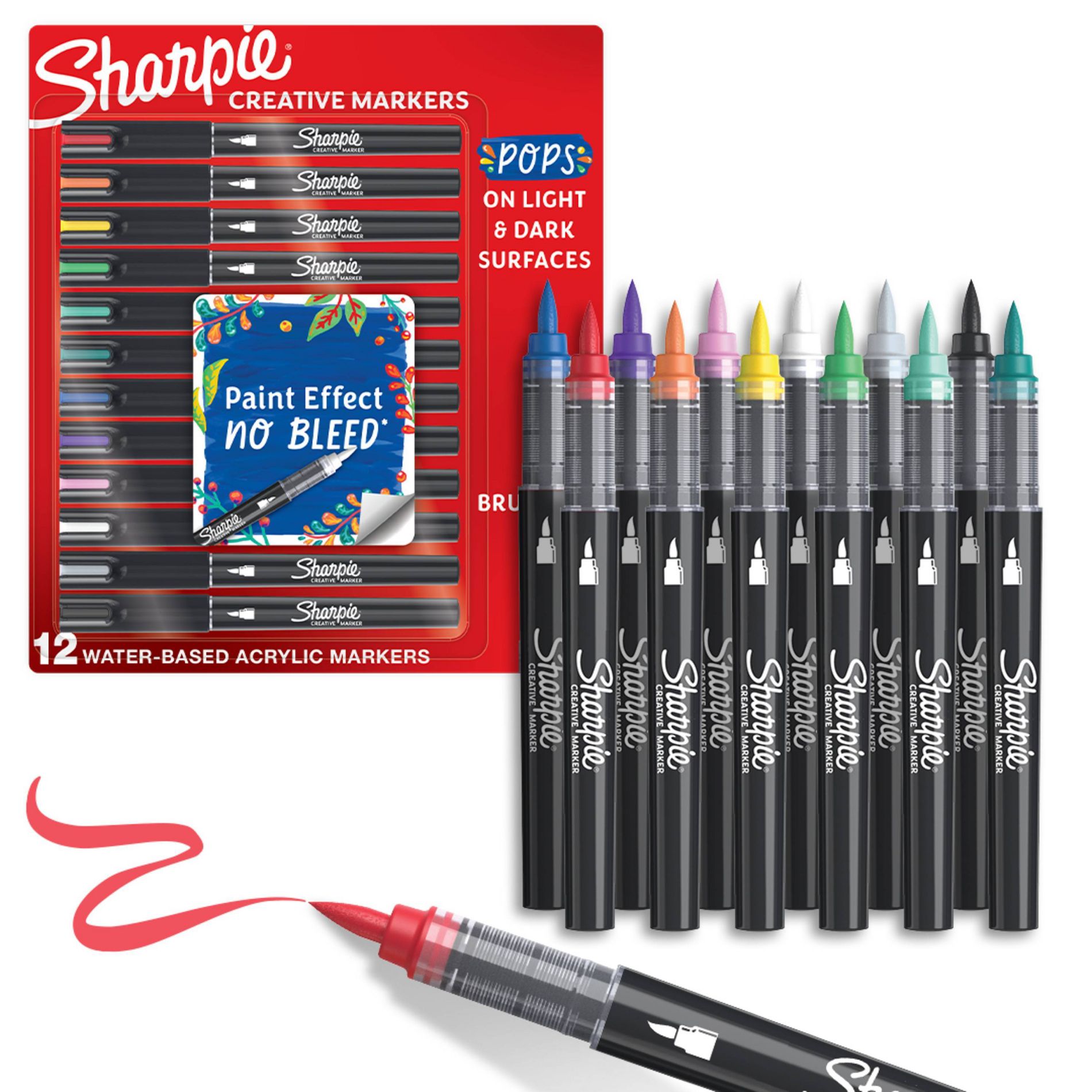 Sharpie 12ct Creative Marker Brush Tip