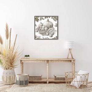 Amanti Art 22"x22" Bountiful Harvest IV by Leslie Trimbach Framed Canvas Wall Art Print - 1 of 4