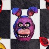 Silver Buffalo Five Nights At Freddy's Checkerboard Fleece Throw Blanket | 45 x 60 Inches - 2 of 4