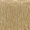 FONTOI 20"*15" Oblong Bed Pillow with Embrodiery&Hand Beaded, Decor Pillows with 1/4" Corded Piping, Gold, 22"*5"*15" - 3 of 4