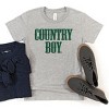 Country Boy Puff Print - Youth Short Sleeve Graphic T-Shirt and Toddler Short Sleeve Graphic T-Shirt - 2 of 4