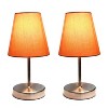 Creekwood Home 10.5" Iconic Mini Sand Nickel Table Lamp - 2 of 4