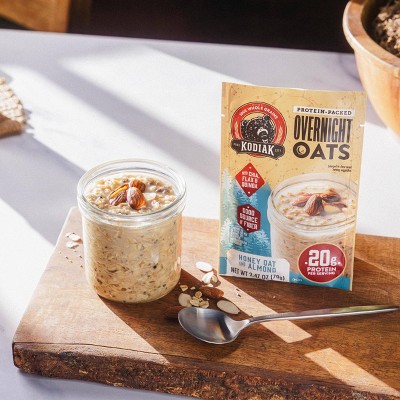 Kodiak Cakes Protein-Packed Honey Oat and Almond Overnight Oats - 2.47oz