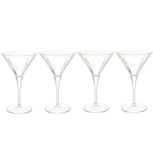 Luigi Bormioli Bach 8.25 oz Martini Glasses Set of 4 - Titanium Reinforced Stem, Made of SON-hyx Crystal - Made in Italy, Dishwasher Safe - 1 of 4