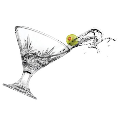 Dublin Clear Crystal 5oz Martini Glass Set